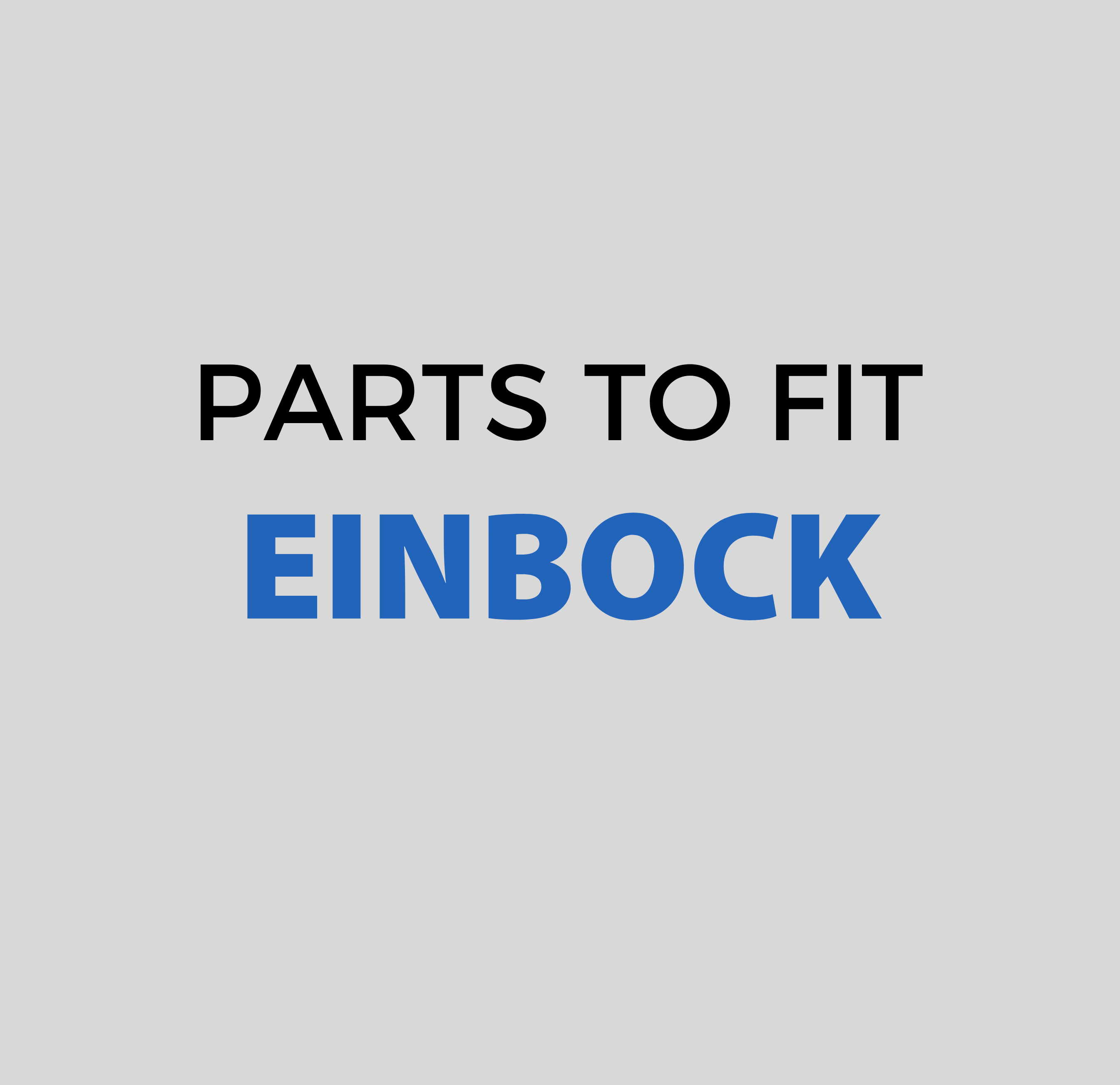 EINBOCK Parts EINBOCK Parts