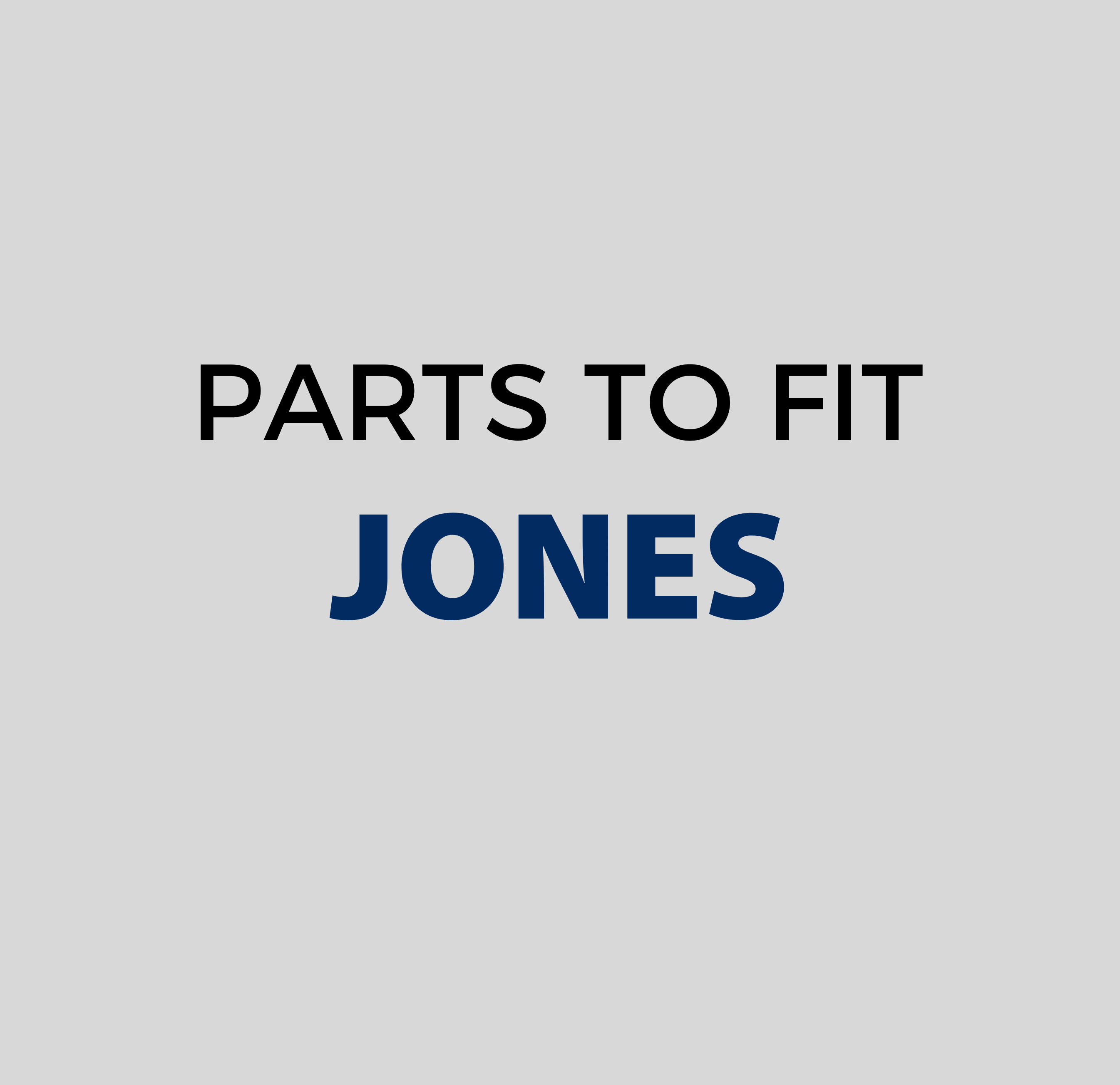 JONES Parts