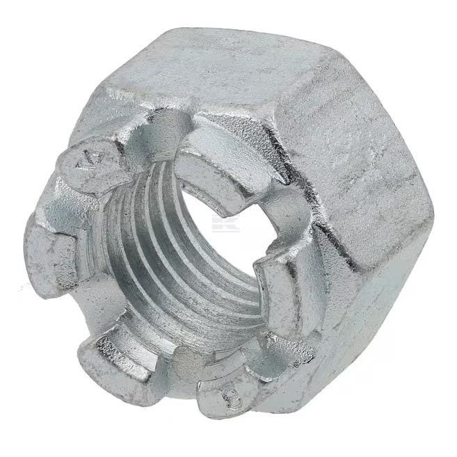 Castle Nut Metric M16x2 , Grade 8.8, Height: 19mm