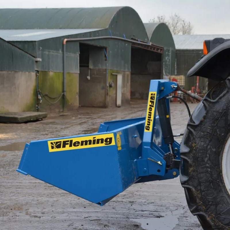 FLEMING HYD6, Hydraulic Tipping Transport Box 6ft - 1830mm Wide, 930mm Deep, 610mm High, 0.66m3, 296kg Weight