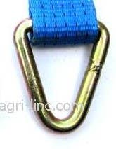 2.5 Metre 5 tonne 50mm Strap end only - D Ring