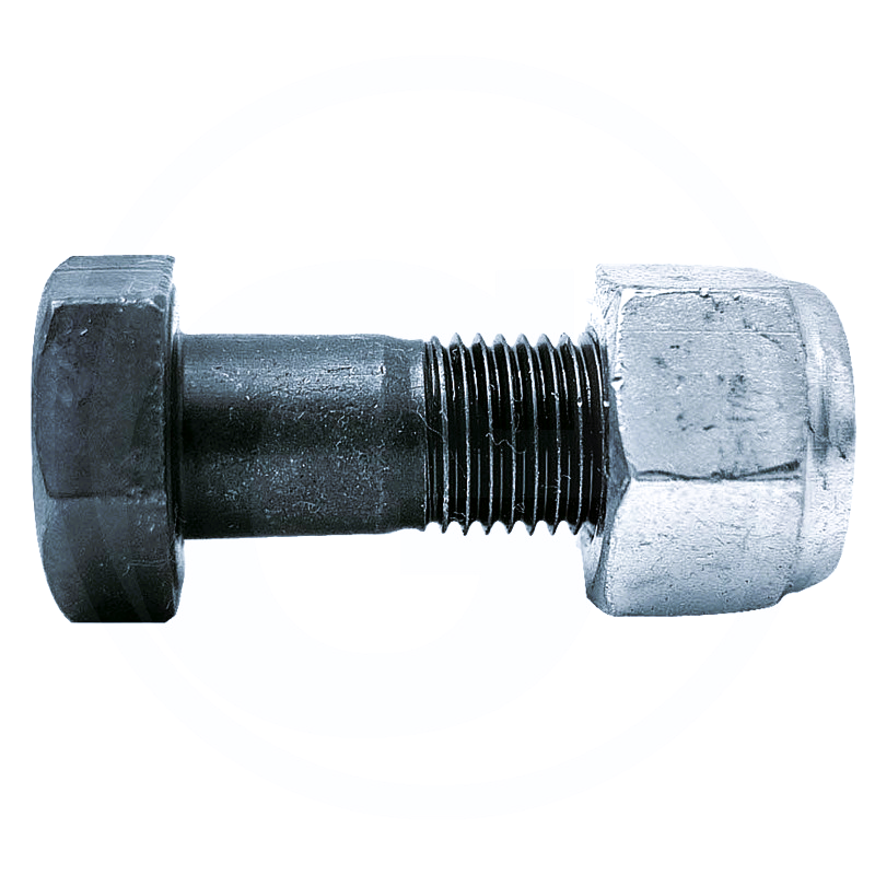 M10x1.0x35mm, 12.9 Grade, Bolt & Nyloc Nut 