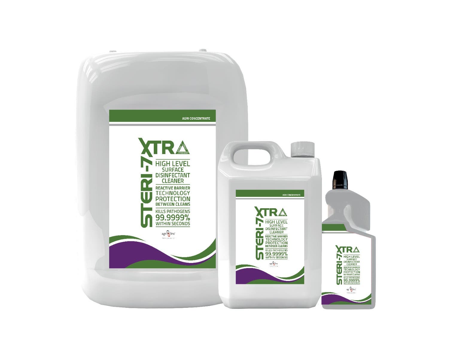 Steri-7 XTRA 20L Lemon Agricultural Concentrate Disinfectant