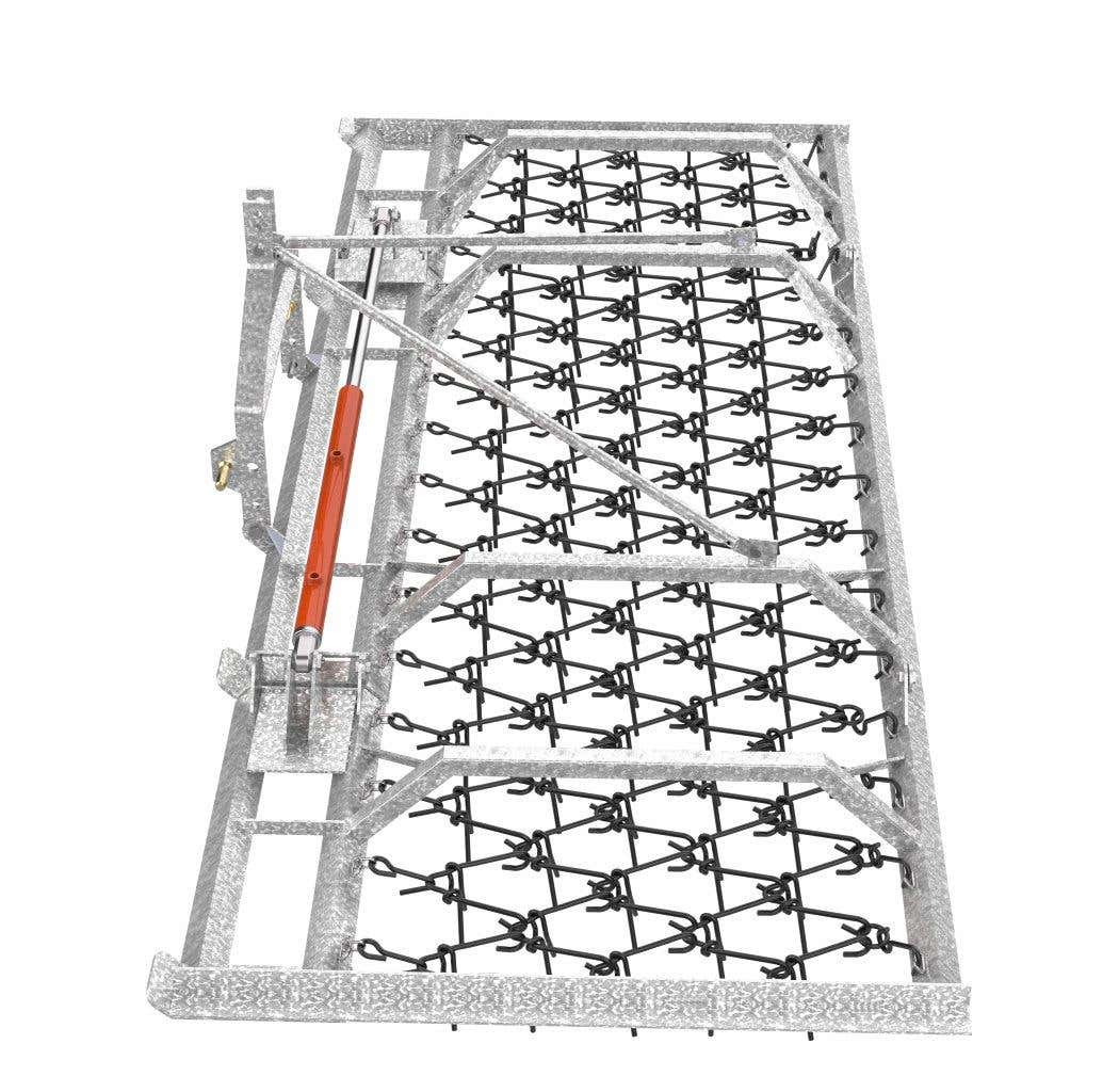 6 metre Hydraulic Folding Galvanised Hackett Chain Harrow