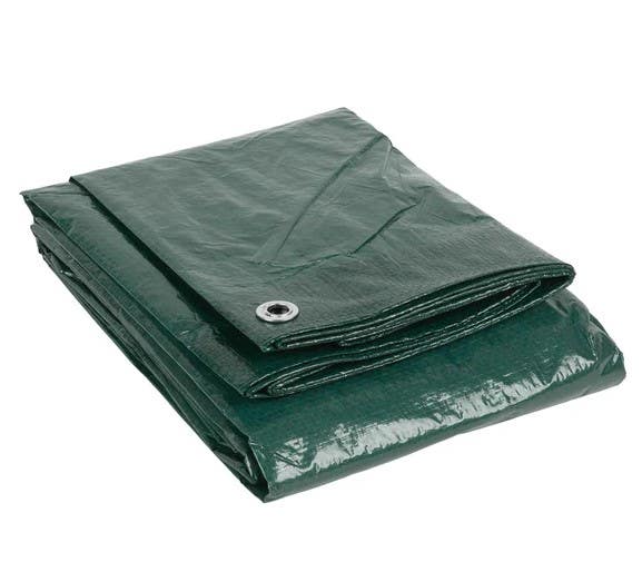 6 metre x 8 metre Green Tarpaulin 100GSM
