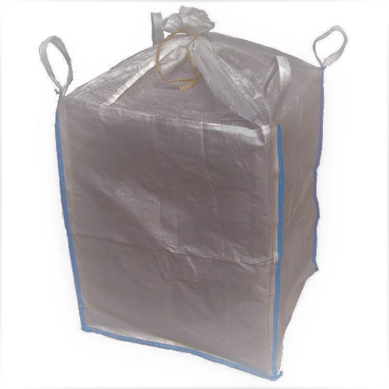 01 Tonne Polypropylene Bag, Flat Base & Drawstring Cover