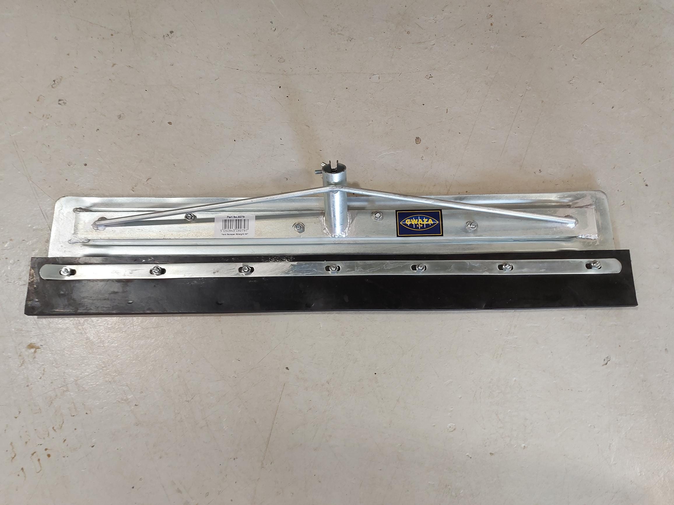 30" Straight Yard Scraper to suit 1.1/8" handle 