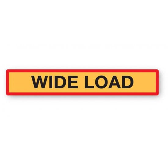 Wide Load Marker Board Aluminium 1265x225mm