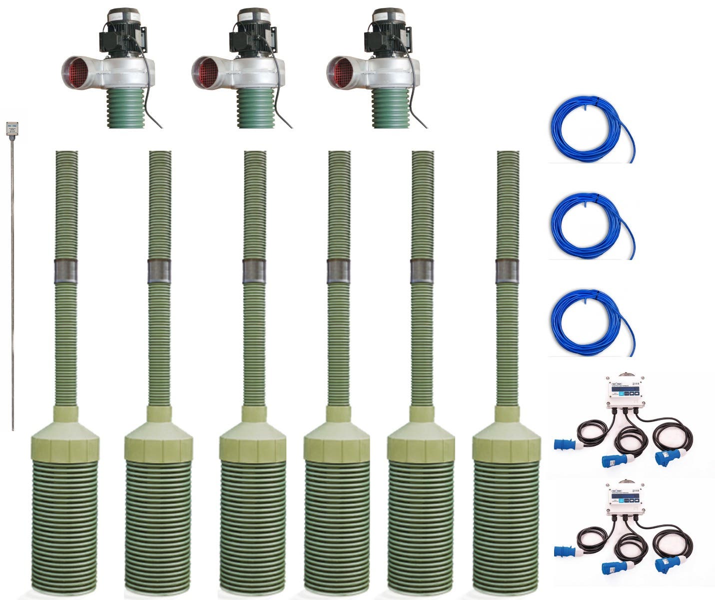 Polycool 750 Tonne Pedestal & Fan Pack - Single Phase