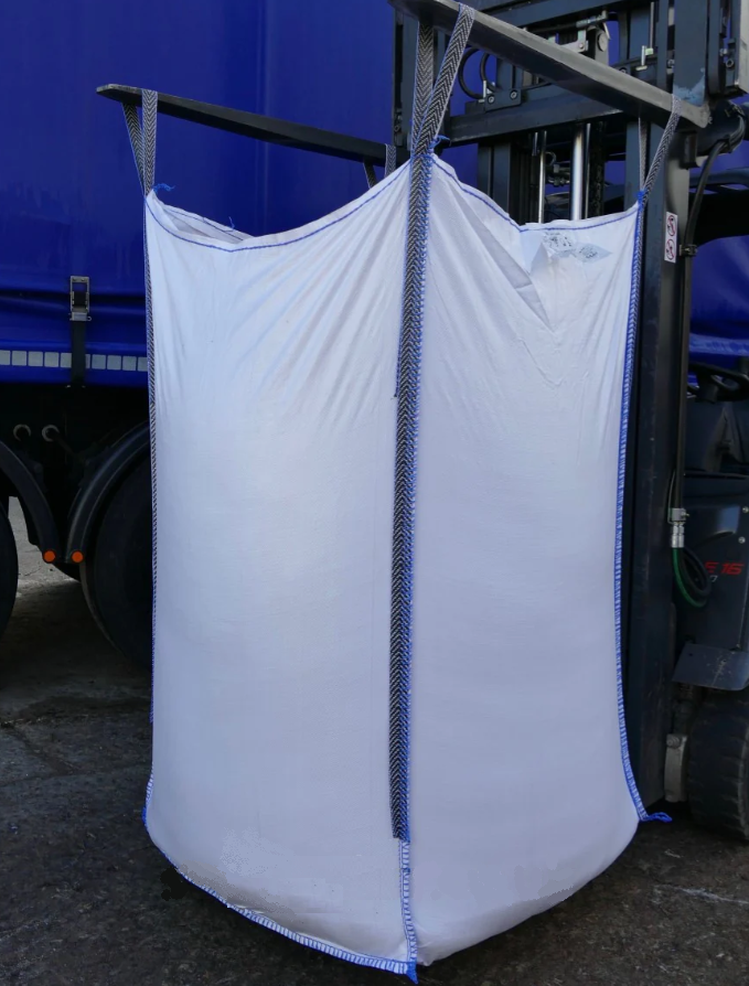 90cm x 90cm x 150cm FIBC Bulk Bag - Flat Base - Open Top - 1.22m3 Capacity - 1000kg SWL 