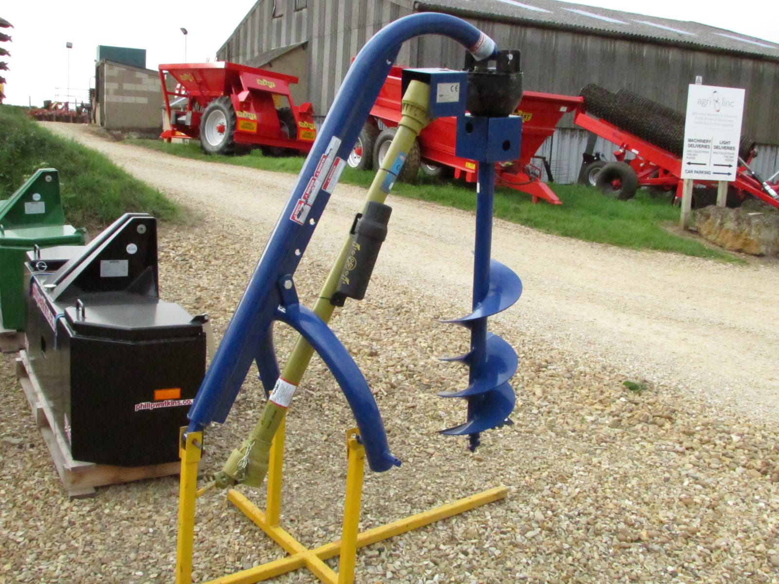 9" auger - Post Hole Borer Complete, Blueline