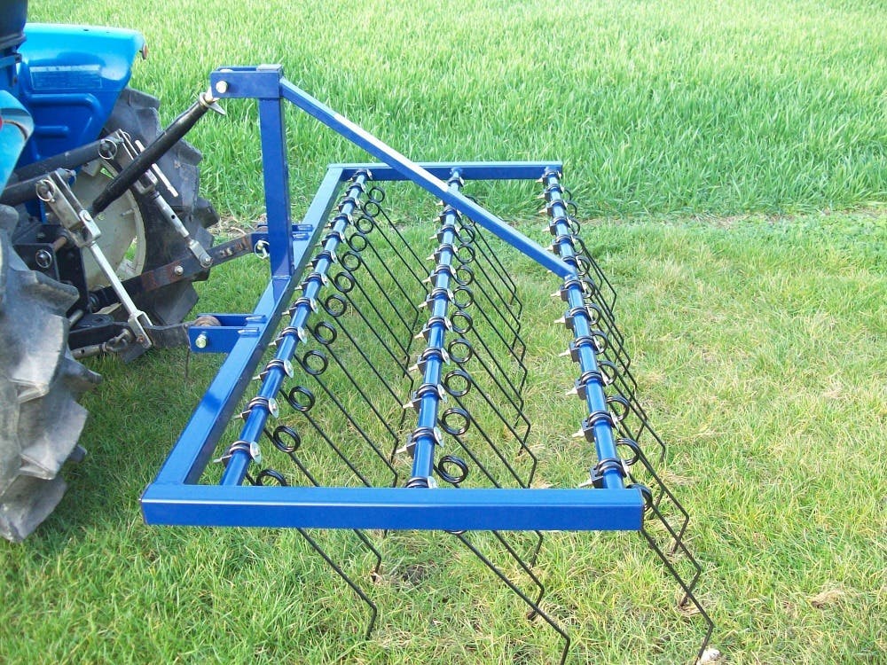 OXDALE 6ft Fixed Weeder Tine Grass Harrow