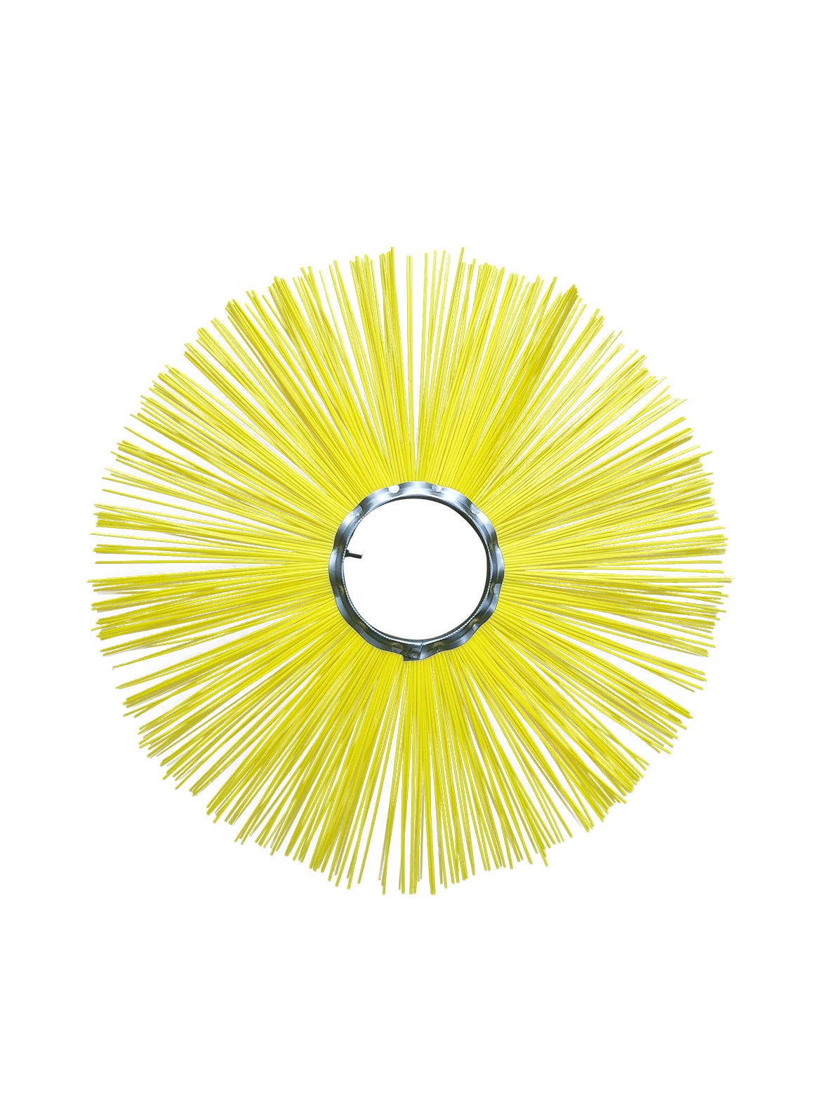 Rotary Brush Segment, Replacement Sweeper Brush Bristle, Poly,  5"/127mm round centre, 22"/560mm external dimension