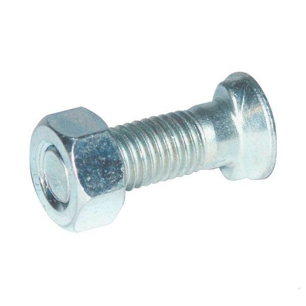 M10x30mm Double Nibbed Bolt & Nut 8.8 Grade