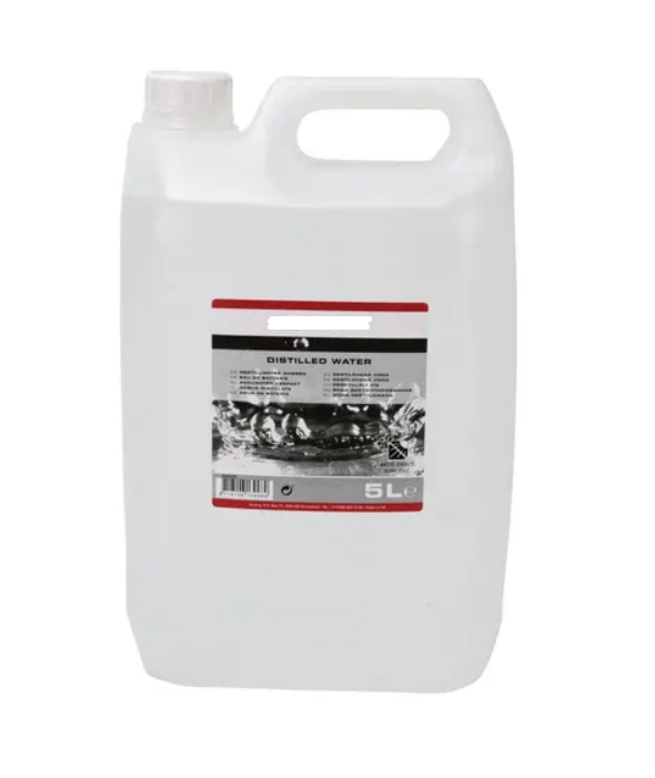 Demineralized, Distilled, De-Ionised Water 5 Litres