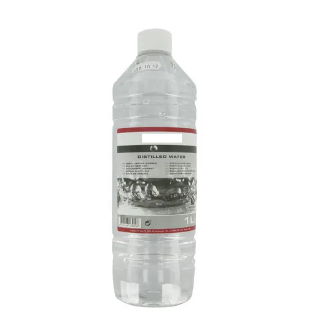 Demineralized, Distilled, De-Ionised Water 1 Litre