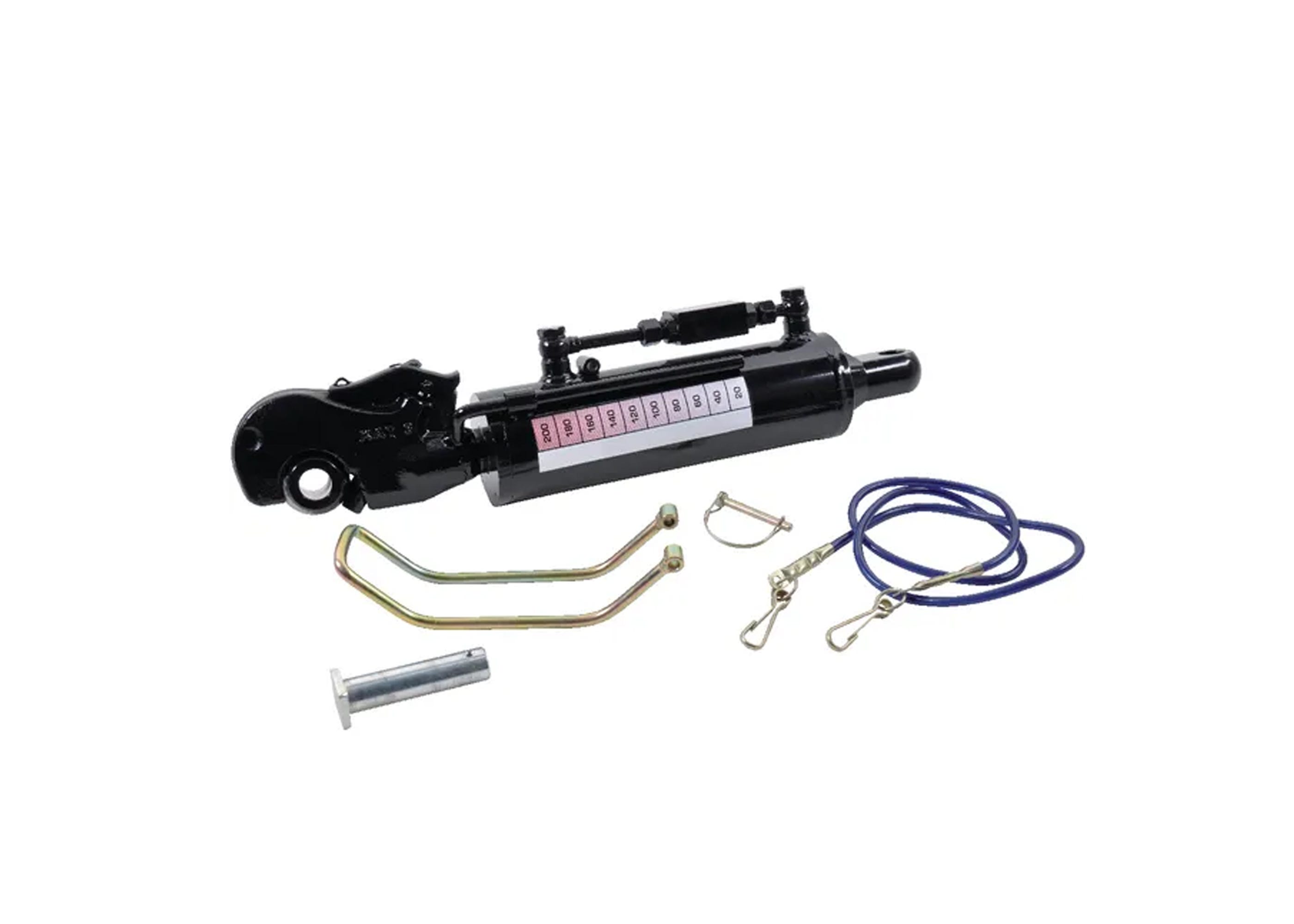 Hydraulic toplink Cat 3, 40mm rod, 565mm min length, 185mm stroke, 90mm bore