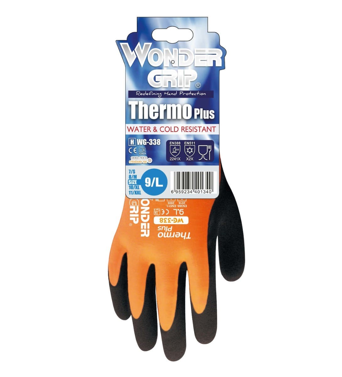 Wonder Grip Thermo Plus Glove 9/L