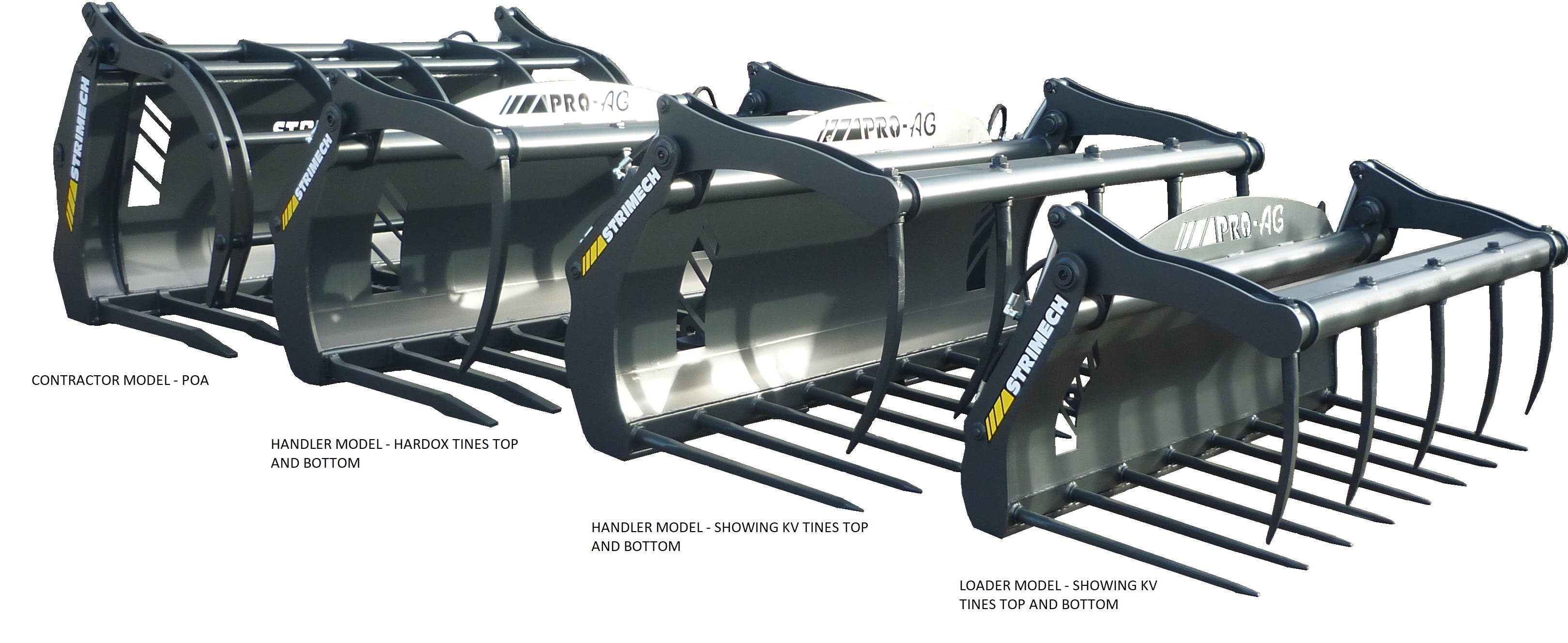 PRO-AG Powerdox Muck Grab - High Tensile for Loaders & Skidsteers 1.83