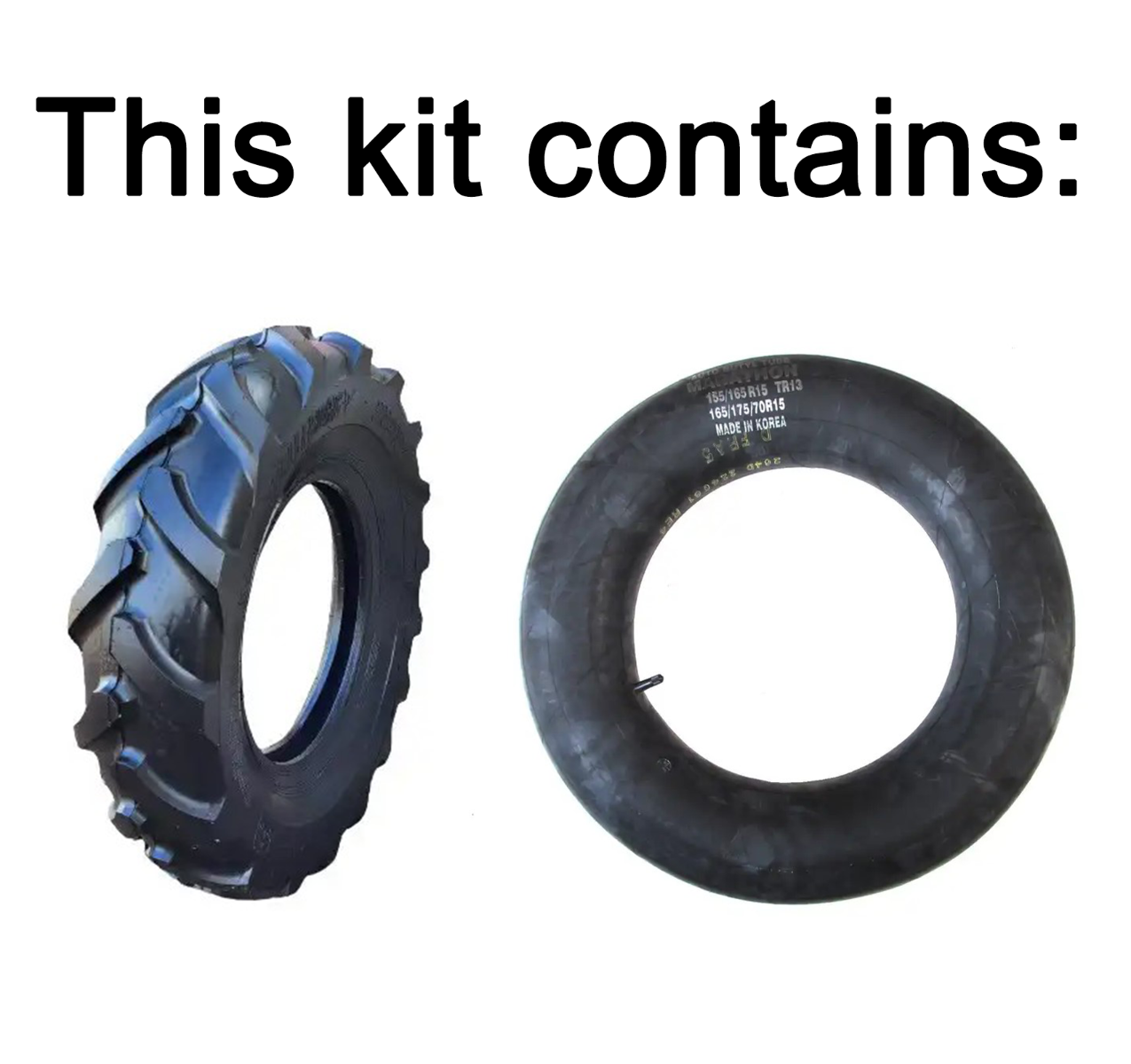 Tyre & Tube Kit to suit 4 metre Vaderstad Drill - 16 x Trelleborg Cleated Tyres and 16 x Tubes