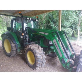 JOHN DEERE 6330 Premium 4wd Tractor Loader, Year 2012