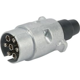 12v 7 Pin Plug (Male) Metal for Trailer Lights