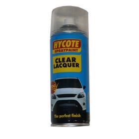 Hycote Clear Lacquer 400ml Aerosol, pack of 6