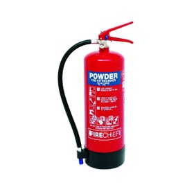 Fire Extinguisher 6kg Dry Powder Firechief 