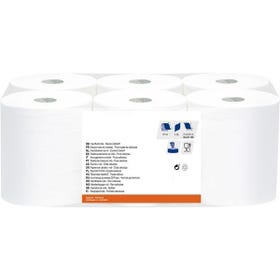 Agriclean White centre feed paper roll, 2 ply, 6 Pack, Cleaning paper towel
