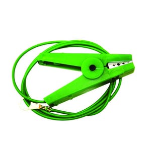 Agrifence Electric Fence earth lead on green crocodile clip