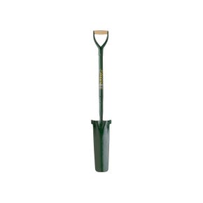 Bulldog all-metal post hole / drainage spade with tapered blade